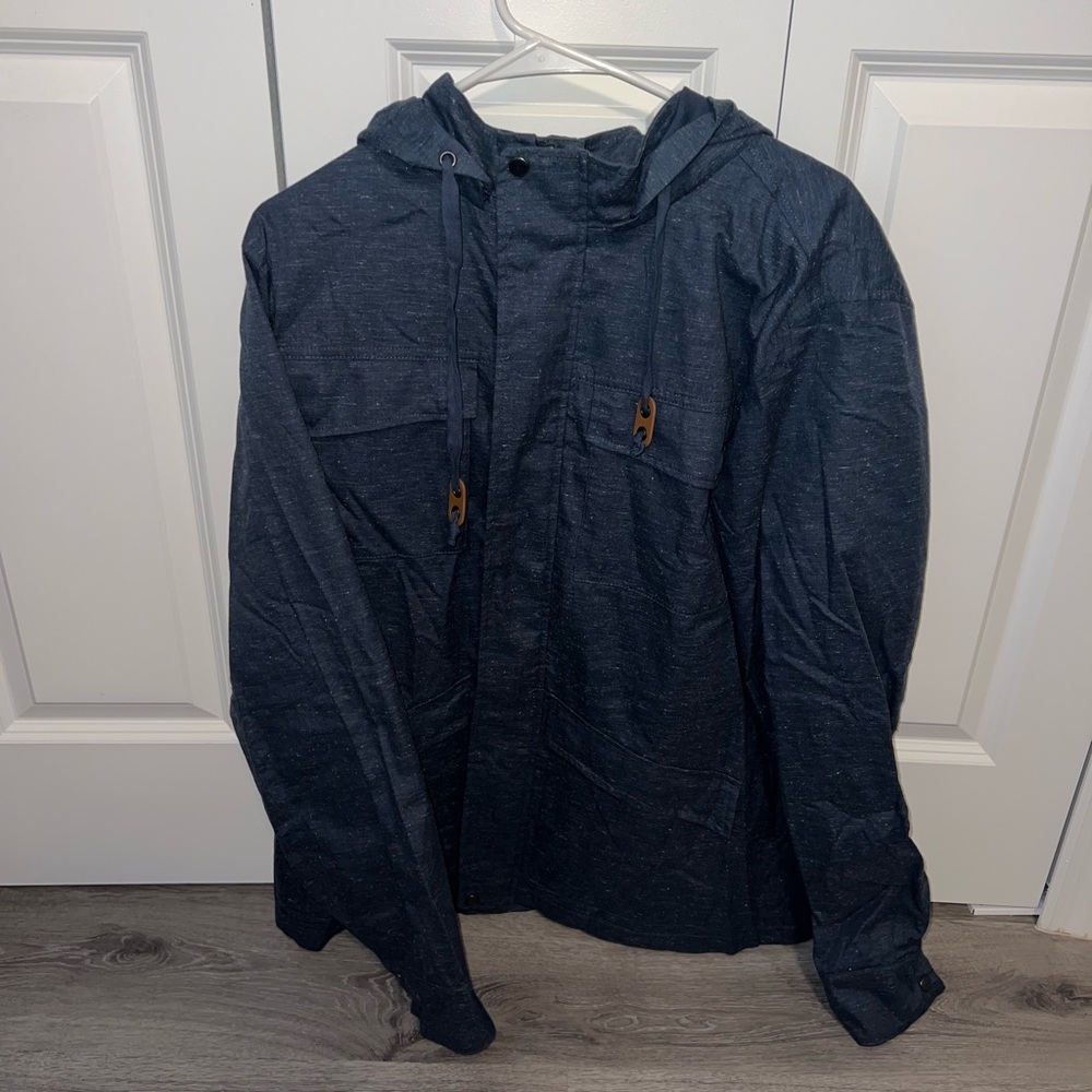 men’s xl united by blue lightweight jacket with hood